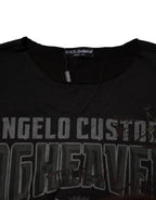 Dolce & Gabbana Black DG Heaven Crew Neck Pullover Sweater