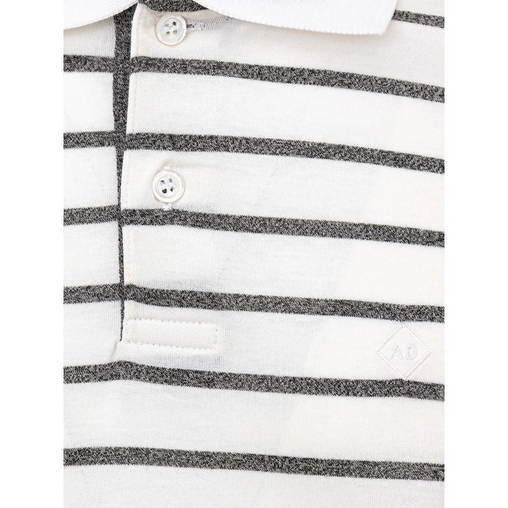 Dunhill White Cotton Polo Shirt