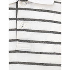 Dunhill White Cotton Polo Shirt