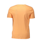 Guess Jeans Arancione Cotton Mens T-Shirt