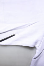 Dolce & Gabbana White Printed Cotton Crew Neck Tee T-shirt