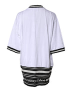 Dolce & Gabbana White Cotton DG Fashion Crew Neck Tee T-shirt