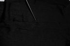 Dolce & Gabbana Black Knit Long Sleeves Turtleneck Slim Top