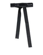 Dolce & Gabbana Black Waist Ribbon Wide Bow Logo Belt