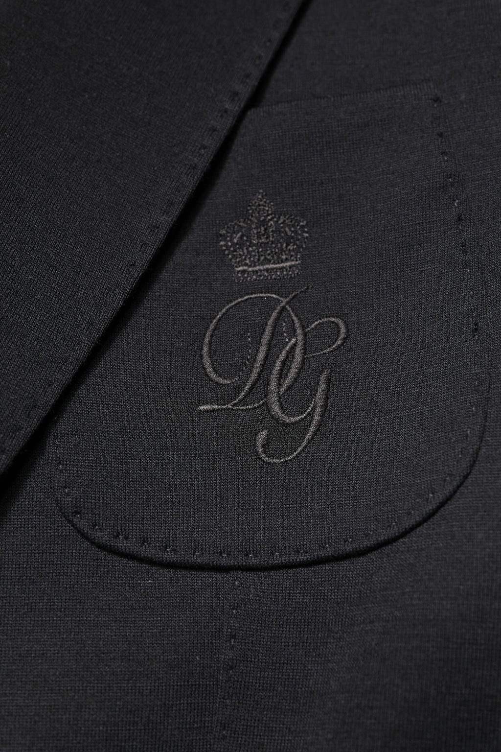 Dolce & Gabbana Black Wool Slim Fit Coat Blazer Jacket Suit