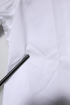 Dolce & Gabbana White Cotton Stretch GOLD Dress Formal Shirt