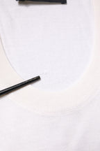 Dolce & Gabbana White Sleeveless Cashmere Round Neck Tank Top