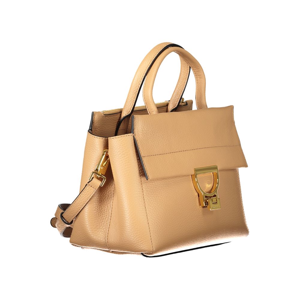 Coccinelle Marrone Leather Women Handbag