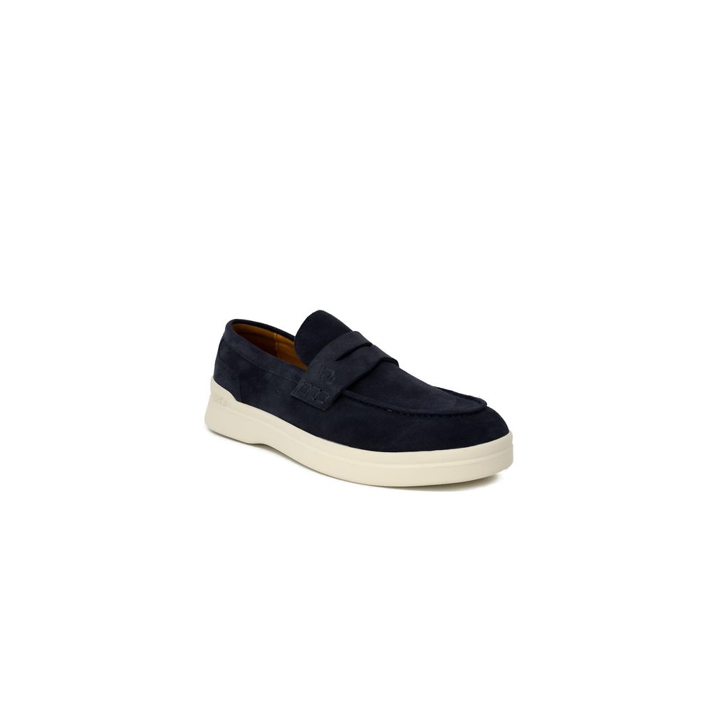 Liu Jo Blue Suede Leather Slip-On Loafers