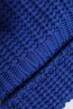 Dolce & Gabbana Blue Wool Knitted Winter Beanie Hat