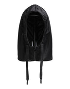 Dolce & Gabbana Black Polyester Whole Head Wrap Hat