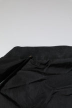 Dolce & Gabbana Black Nylon Logo Full Zip Bomber Jacket