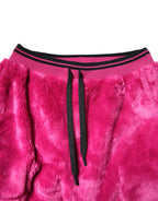 Dolce & Gabbana Pink Acrylic Cargo Jogging Sweatpants Pants