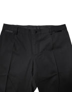 Dolce & Gabbana Black Wool Single Breasted 2 Piece Suit