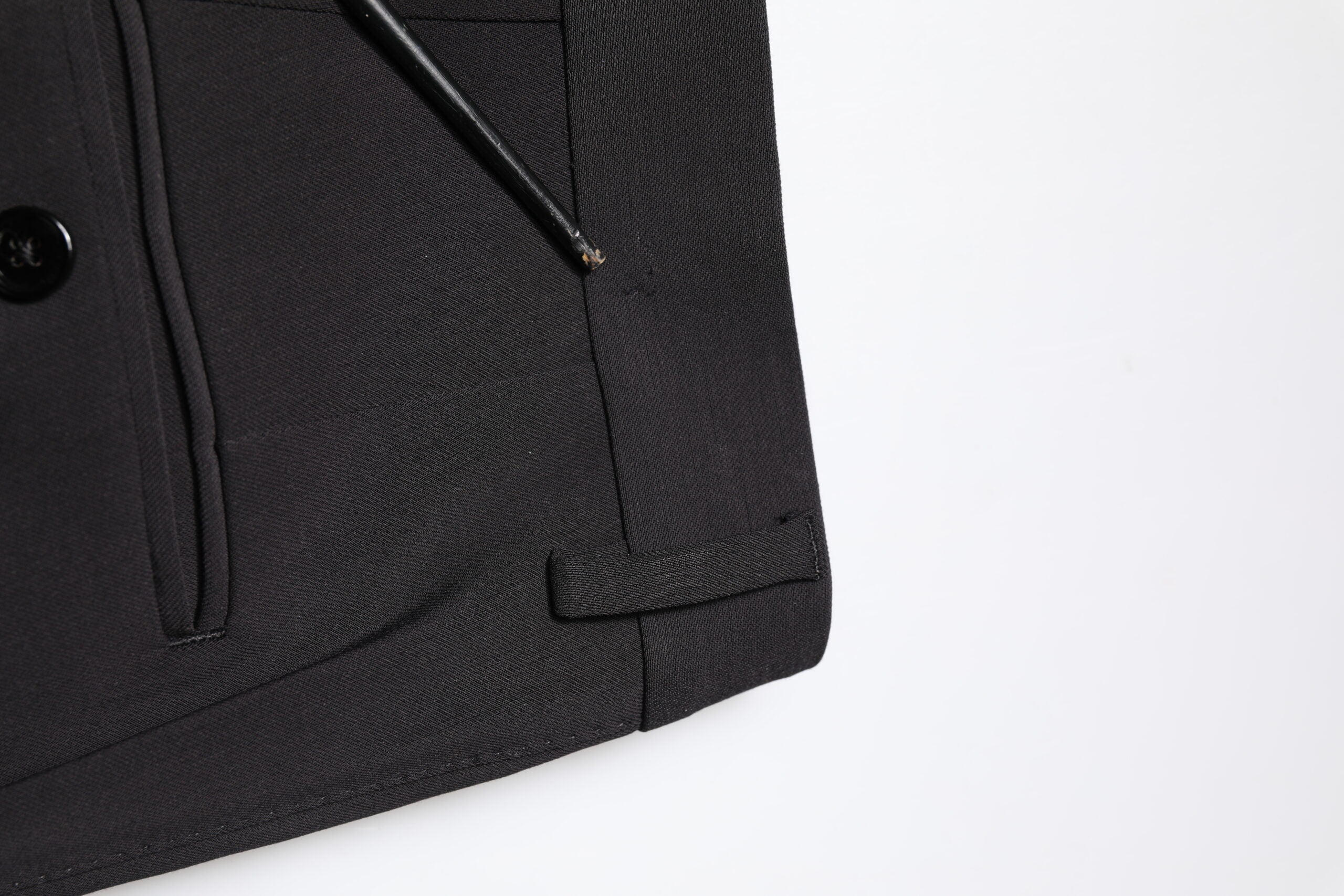 Dolce & Gabbana Black Cotton Single Breasted 2 Piece Suit
