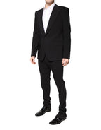 Dolce & Gabbana Multicolor Polyester Jacquard 2 Piece Suit