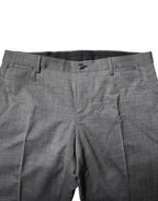 Dolce & Gabbana Gray Wool Single Breasted 2 Piece Suit