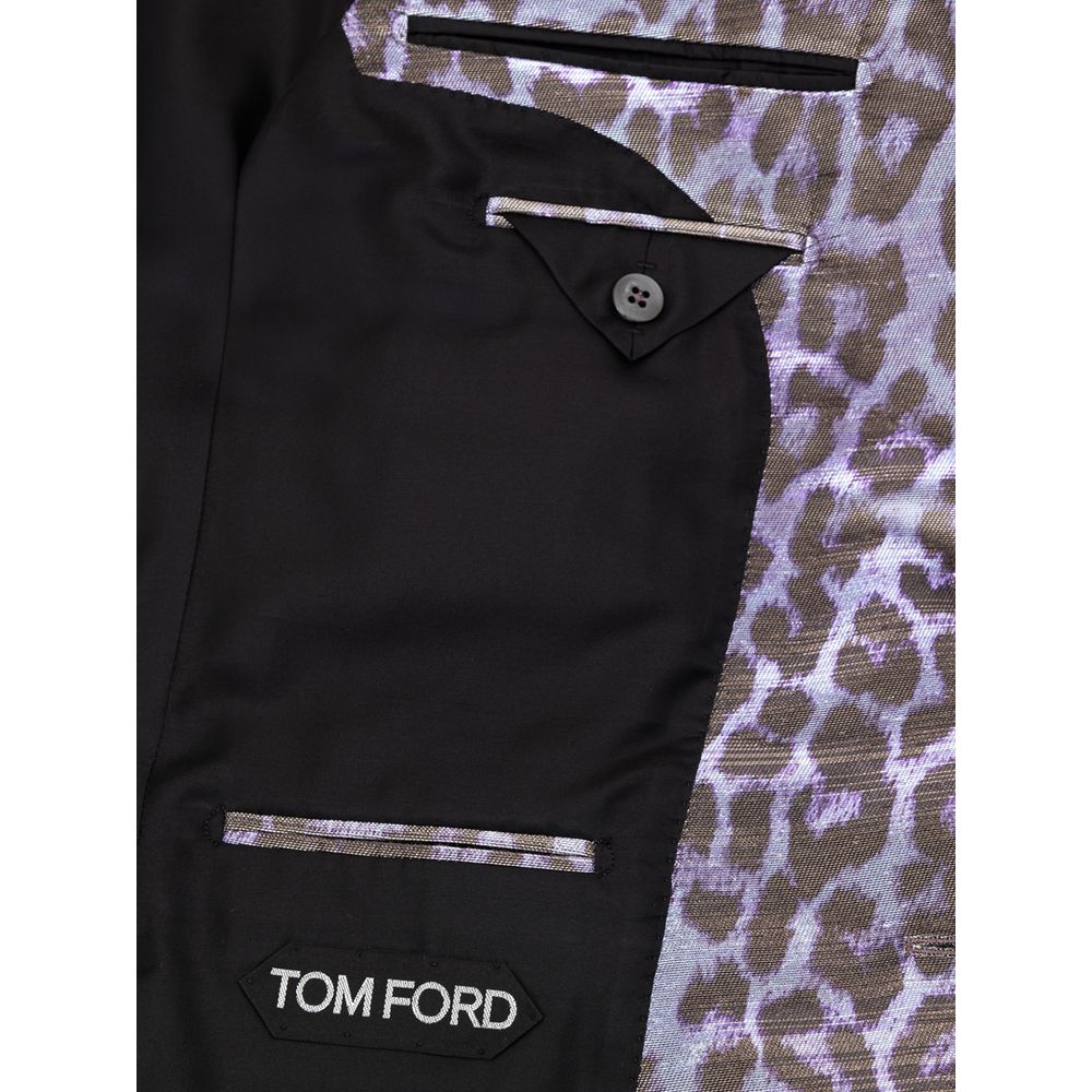 Tom Ford Purple Viscose Blazer