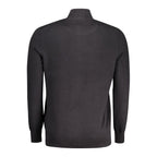 Timberland Black Organic Cotton Men Cardigan