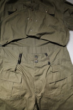 Dolce & Gabbana Brown Cotton Stretch Shirt Pants Casual Set