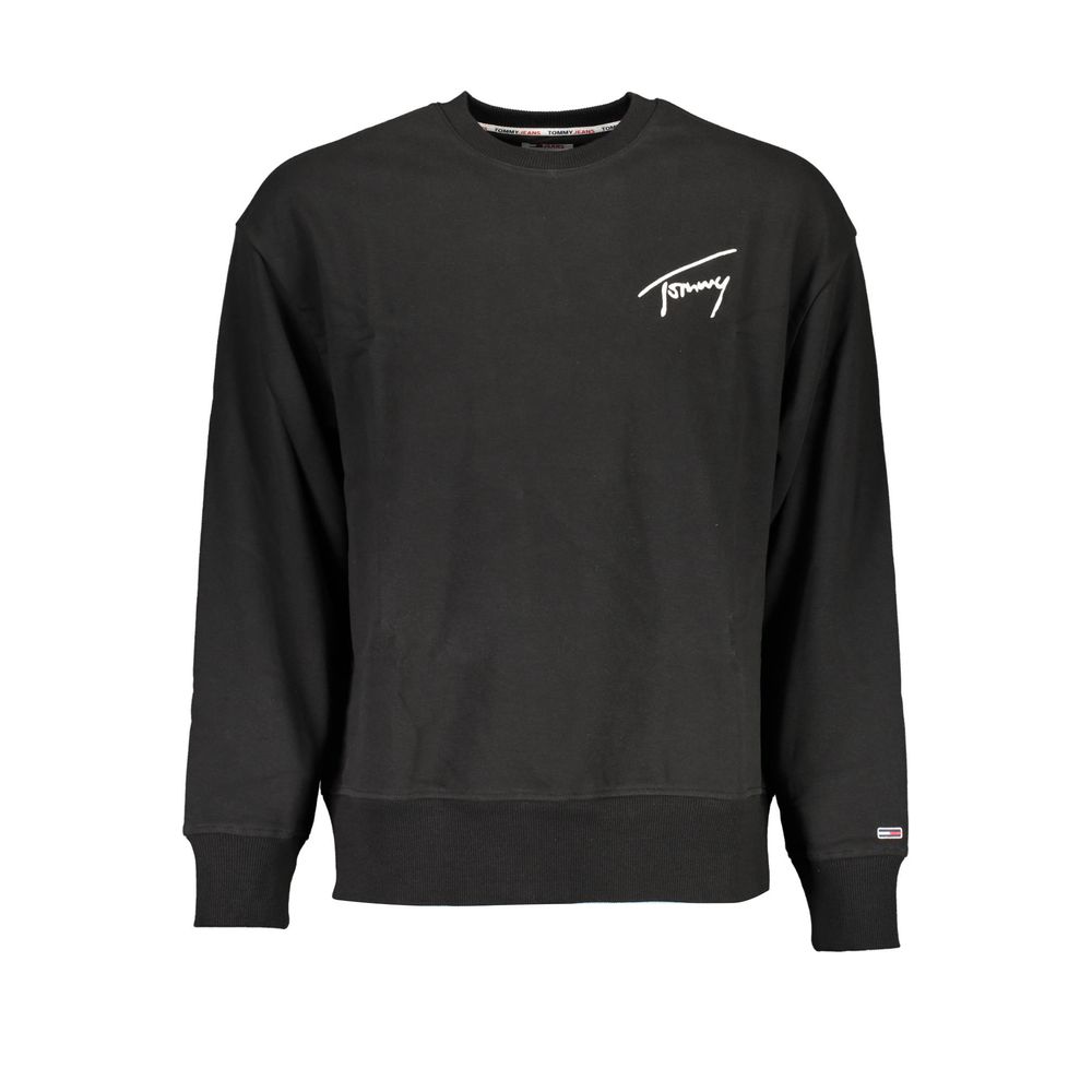 Tommy Hilfiger Black Cotton Men's Sweatshirt
