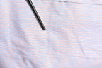 Dolce & Gabbana White Striped Cotton GOLD Long Sleeves Shirt