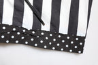 Dolce & Gabbana Black White Stripe Button Down Casual Shirt