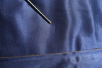 Dolce & Gabbana Blue Nylon Logo Patch Men Bomber Sweater