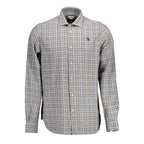 U.S. POLO ASSN. Gray Cotton Men's Shirt