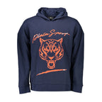 Plein Sport Blue Cotton Men Sweatshirt