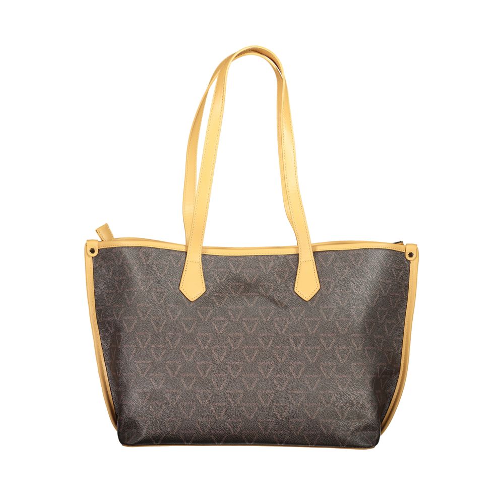 Mario Valentino Marrone Polyurethane Women's Shoulder Bag
