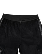 Dolce & Gabbana Black Cotton Cargo Jogger Sweatpants Pants