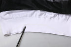 Dolce & Gabbana Black White Logo Knitted Pullover Sweater