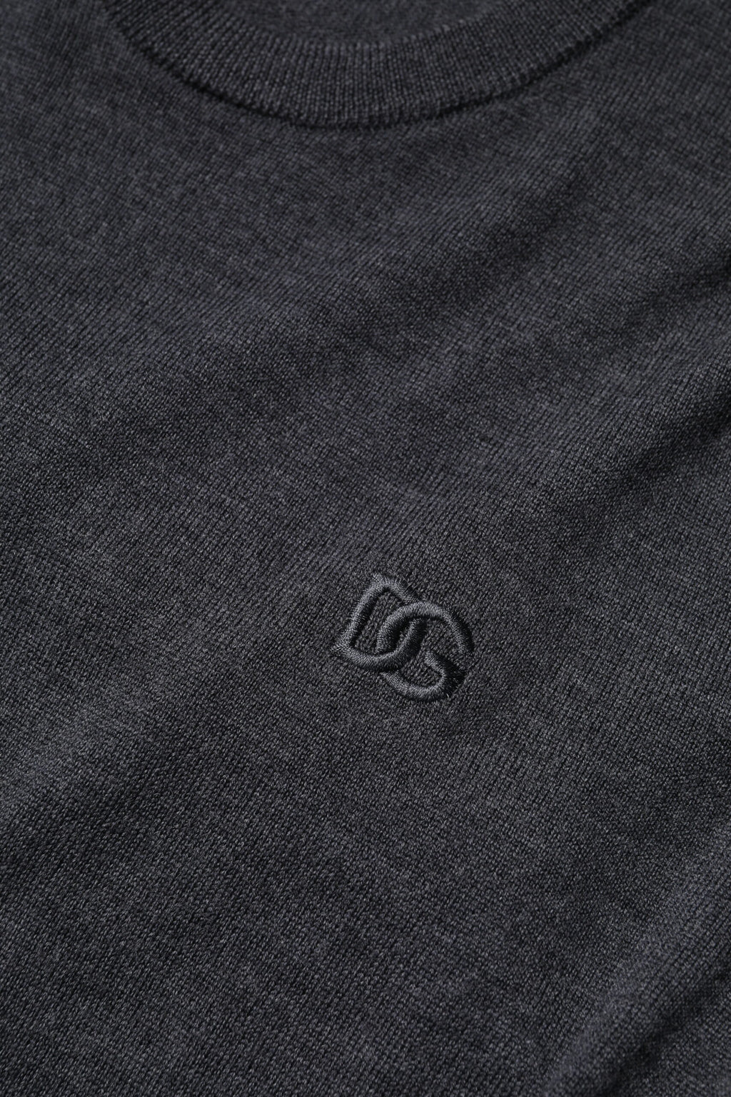 Dolce & Gabbana Gray Wool Logo Knitted Men Pullover Sweater