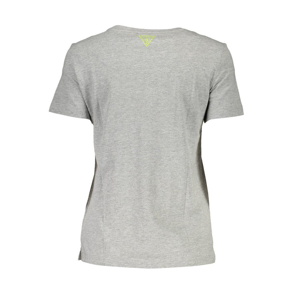 Guess Jeans Grigio Cotton Women T-Shirt