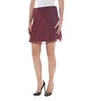 John Galliano Red Silk Women Skirt