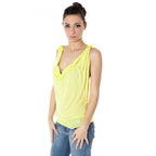Zuelements Yellow Viscosa Women T-Shirt