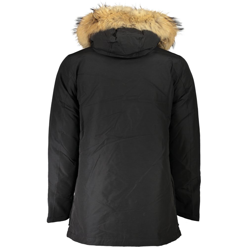 Woolrich Black Cotton Men Jacket