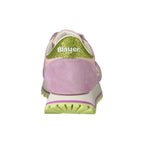 Blauer Rosa Poliuretano Donna Sneaker