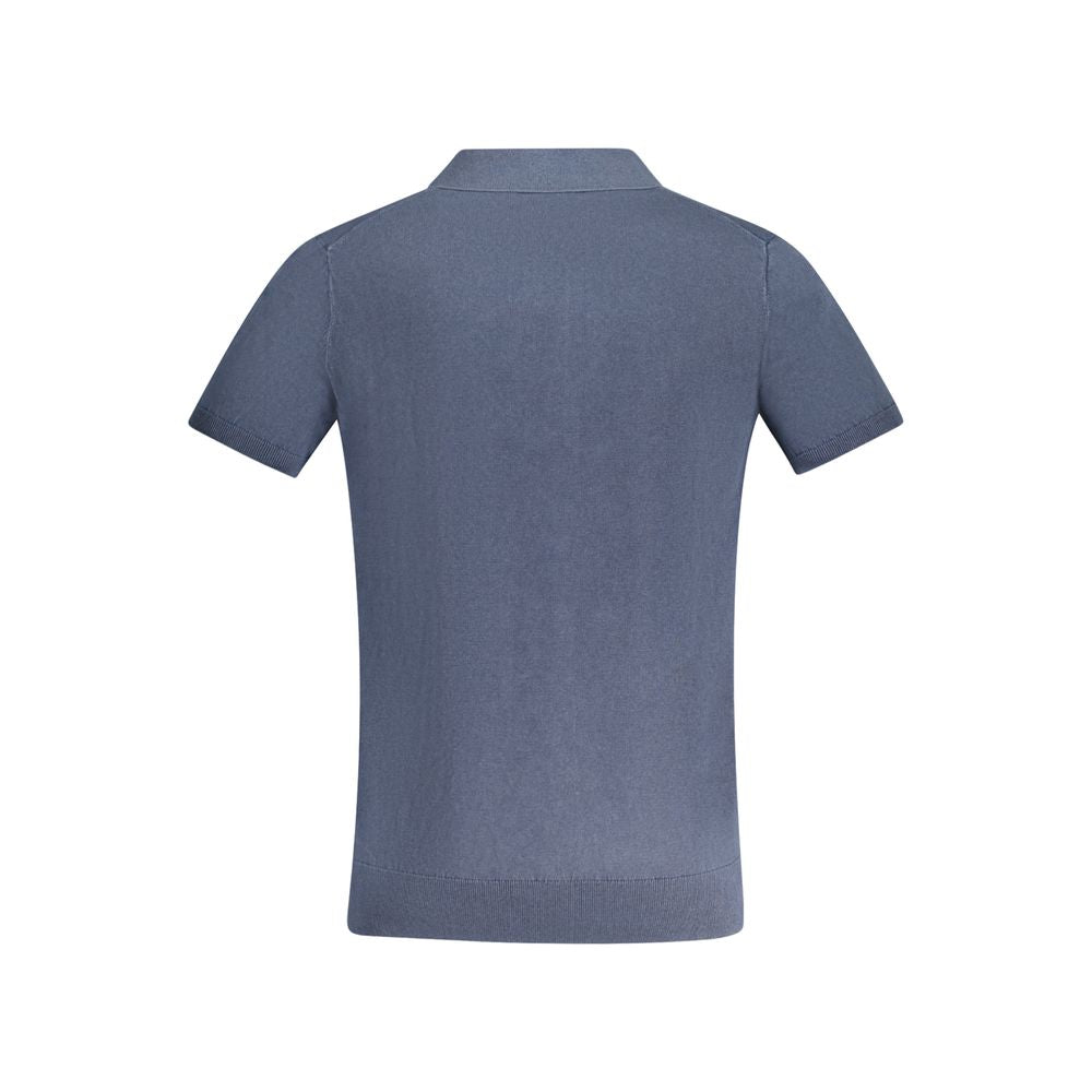 Guess Jeans Blu Cotton Men Polo