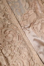 Dolce & Gabbana Beige Floral Lace Sleeveless Sheath Dress
