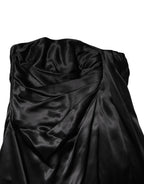 Dolce & Gabbana Black Strapless Sheath A-line Mini Dress