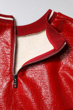 Dolce & Gabbana Red Wool DGLogo Embroidery Pullover Sweater
