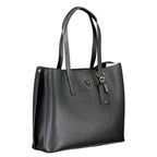 Guess Jeans Black Polyurethane Women Shoulder Bag