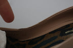 Dolce & Gabbana Beige Patent Leather Stiletto Heel Pumps