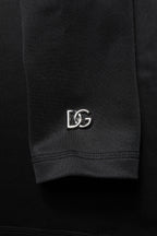 Dolce & Gabbana Black Polyester Turtleneck Pullover Sweater