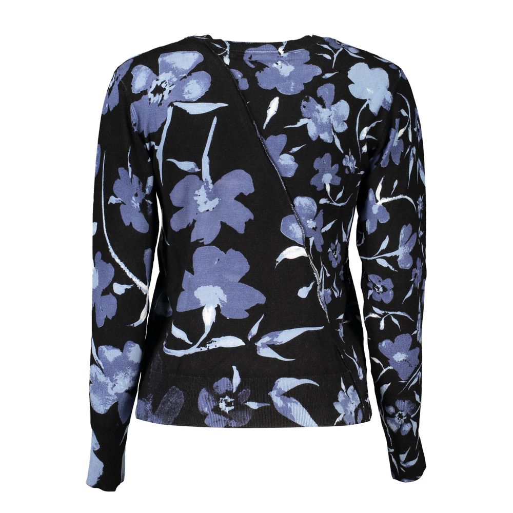 Desigual Black Viscose Woman Sweater