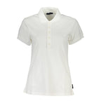 North Sails White Cotton Women Polo