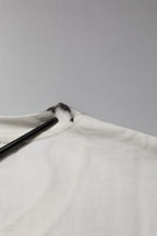 Dolce & Gabbana White Cotton DG Logo Print Round Neck T-shirt