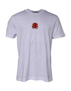 Dolce & Gabbana White DG LOVE Patch Short Sleeves T-shirt